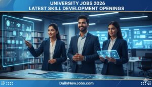 University Jobs 2026 Latest Skill Development Openings