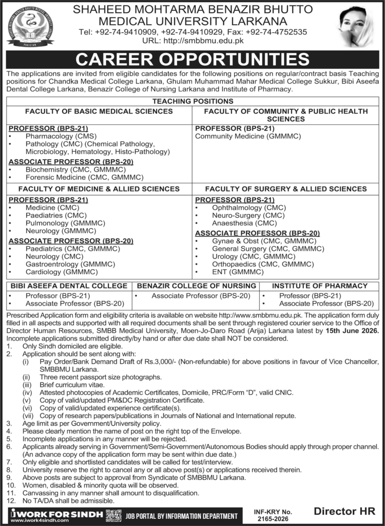 Latest Medical University Jobs 2026 Apply Now