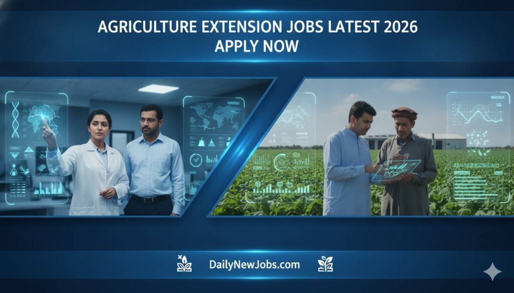 Agriculture Extension Jobs Latest 2026 Apply now