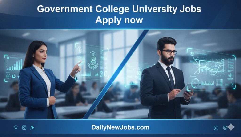 Government College University Jobs Apply now