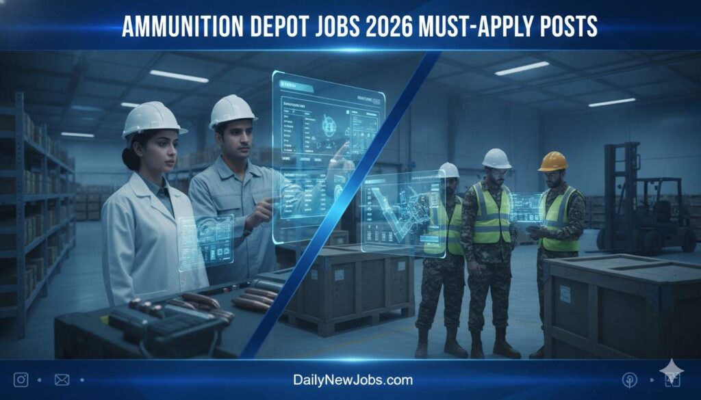 Ammunition Depot Jobs 2026 Apply now