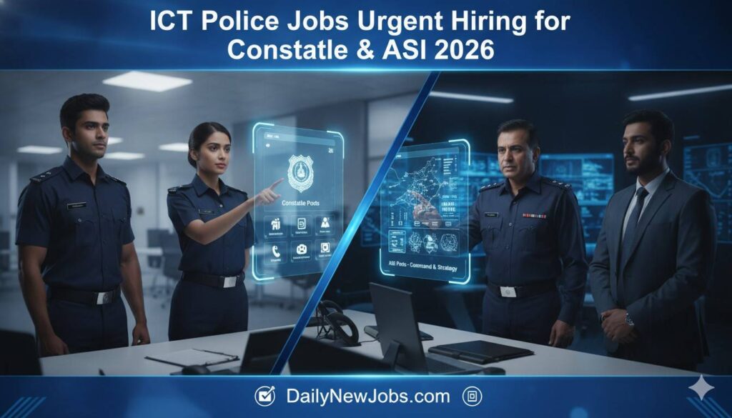 ICT Police Jobs Urgent Hiring for Constable & ASI 2026