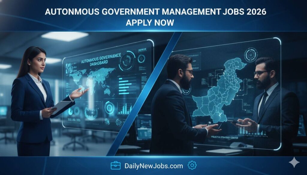 Autonomous Government Management Jobs 2026 apply now