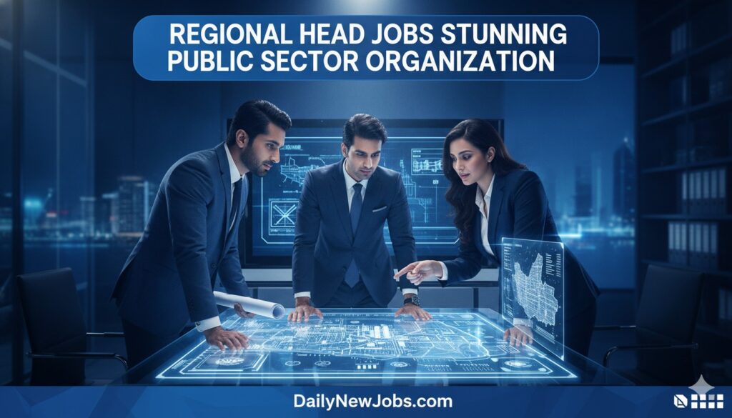 Regional Head Jobs Stunning Public Sector Organization
