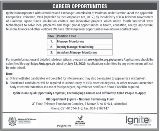 Ignite National Technology Fund Jobs 2026 Best Career Guide