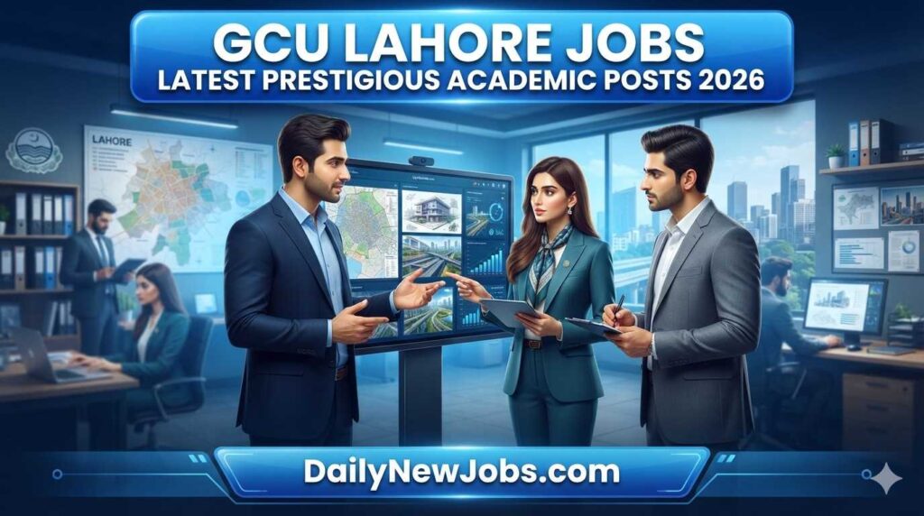 GCU Lahore Jobs Latest Prestigious Academic Posts 2026