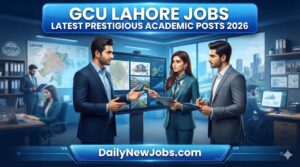 GCU Lahore Jobs Latest Prestigious Academic Posts 2026
