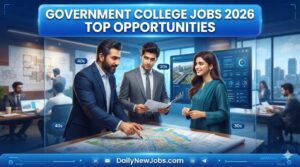 Government College Jobs 2026 Top Opportunities