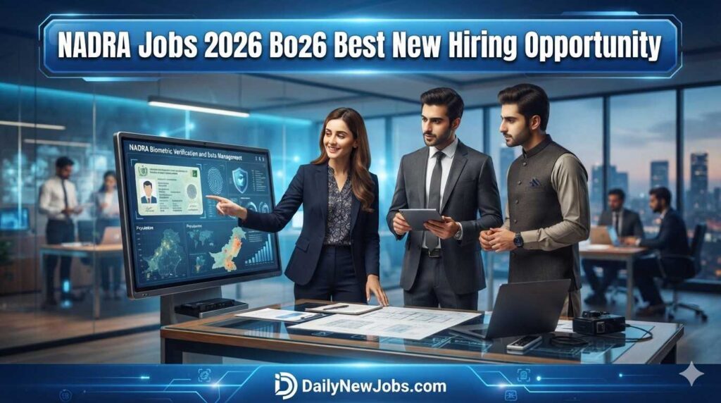 NADRA Jobs 2026 Best New Hiring Opportunity