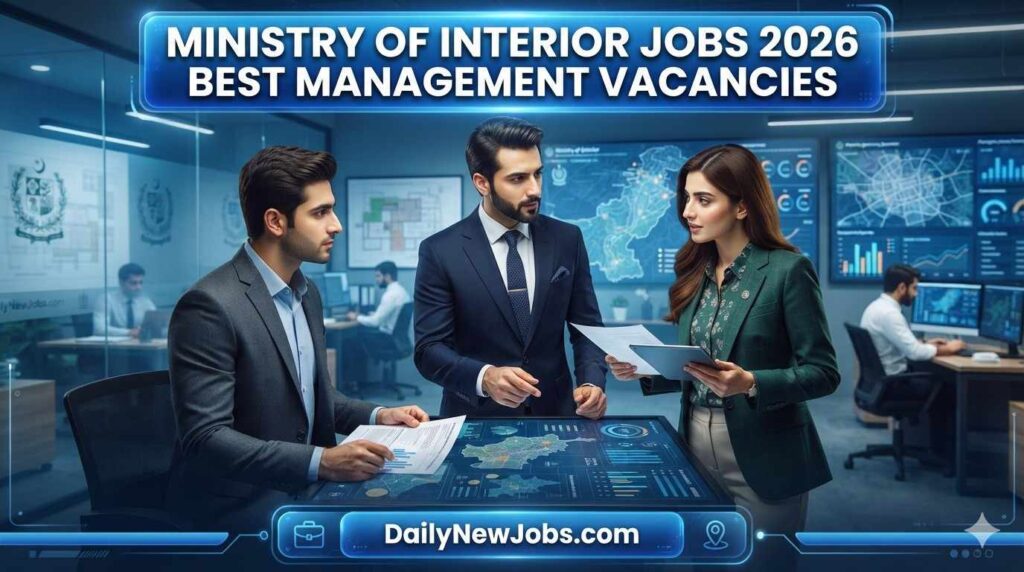 Ministry of Interior Jobs 2026 Best Management Vacancies