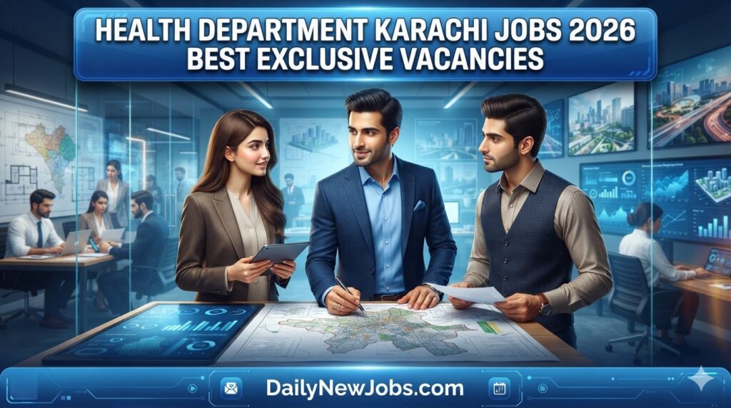Health Department Karachi Jobs 2026 Best Exclusive Vacancies