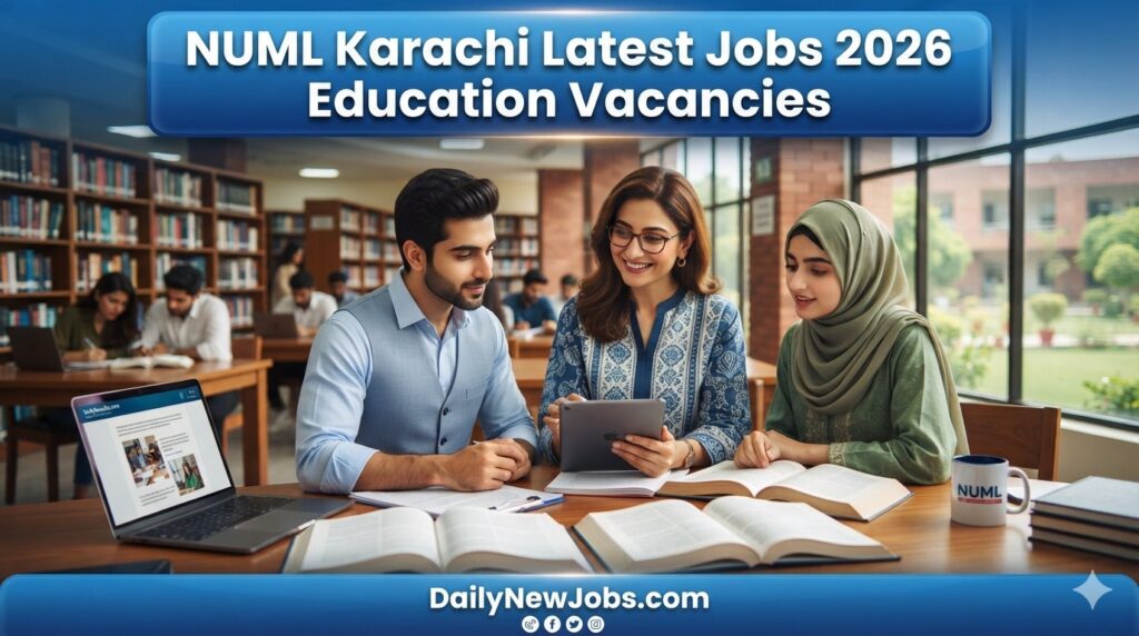 NUML Karachi Latest Jobs 2026 Education Vacancies