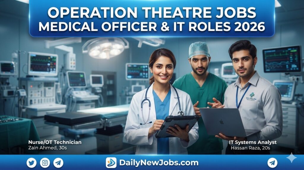 Operation Theatre Jobs Medical Officer & IT Roles 2026