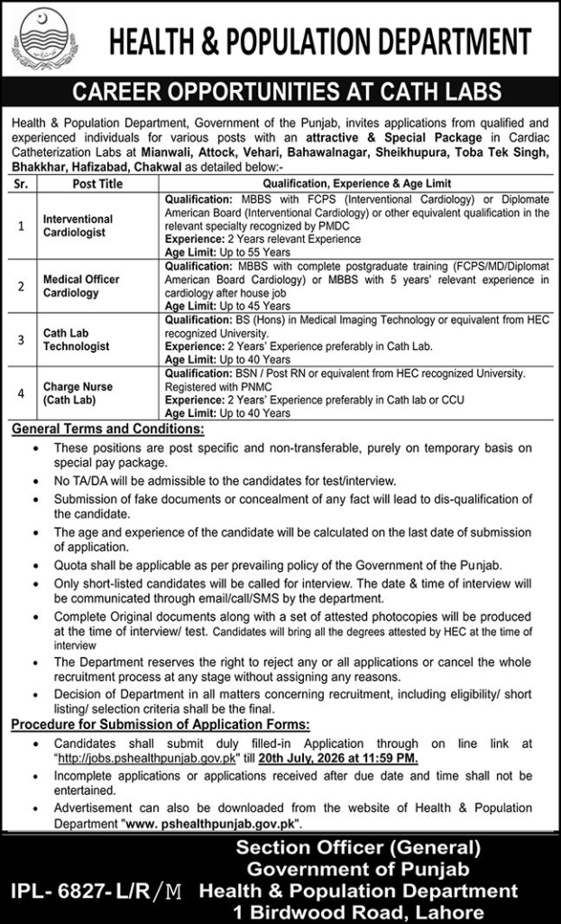 Health & Population Department Jobs Best Exclusive Posts