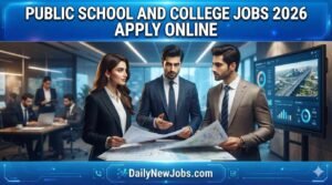 Public School and College Jobs 2026 Apply Online