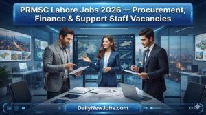 RMSC Punjab Rural Municipal Services Company jobs advertisement Lahore 2026