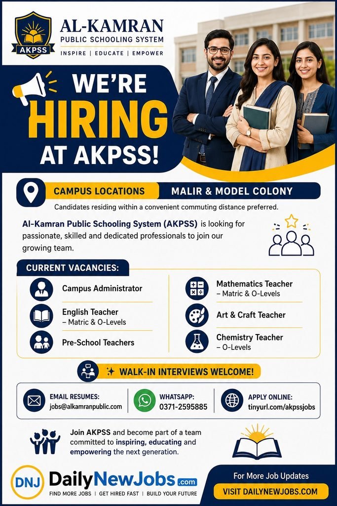 KPSS Karachi Teaching Jobs 2026 — Apply Now