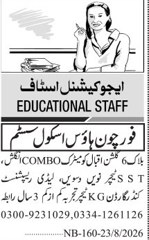 Teaching Jobs at Fortune House School Karachi 2026