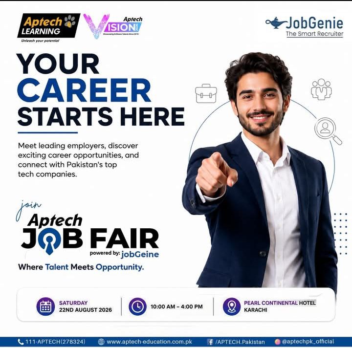 Aptech Job Fair 2026 Karachi Tech Career Exhibition