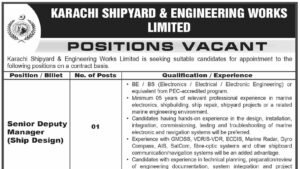 Illustration of shipyard workers fabricating steel on a ship hull, representing Karachi Shipyard KSEW jobs 2026