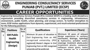 Engineering Consultancy Services Punjab (ECSP)
